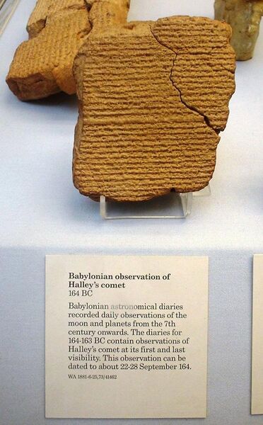File:Babylonian tablet recording Halley's comet.jpg