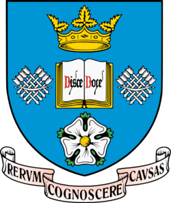 Coat of arms of the University of Sheffield.svg