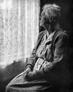 Elderly Woman, B&W image by Chalmers Butterfield.jpg