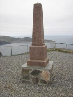 Obelisk in North Cape by King Oscar II 01.jpg