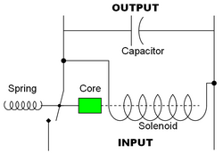 Simple electromechanical voltage regulator.PNG