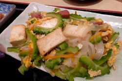 Goya chanpuru - Okinawan food - June 14 2015.jpg