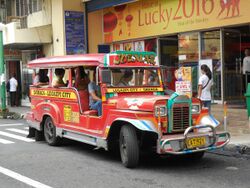 Jeepney in Legazpi City.JPG