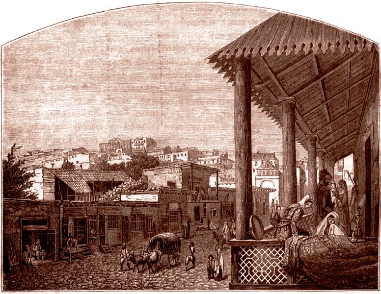 File:Street in Shamakhi, 19th century, Azerbaijan.jpg
