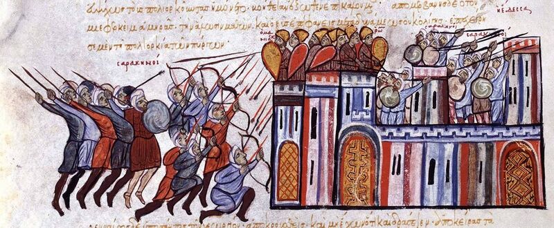 File:The seizure of Edessa in Syria by the Byzantine army and the Arabic counterattack from the Chronicle of John Skylitzes.jpg