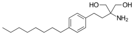 Fingolimod structure.svg