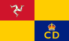 Flag of the Isle of Man Civil Defence Service.svg
