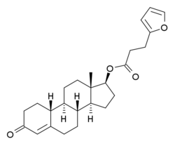 Nandrolonefurylpropionate structure.png