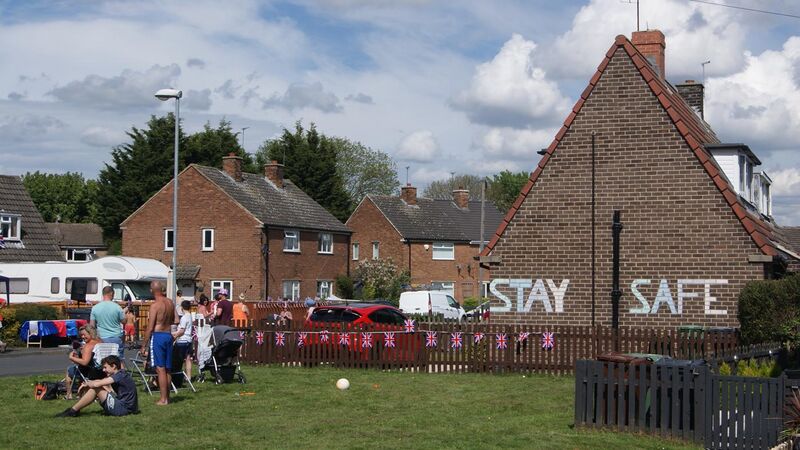 File:Socially distanced street party for the 75th Anniversary of VE Day, Montagu Road, Wetherby (8th May 2020) 003.jpg