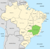Symphyotrichum martii distribution map: Brazil — Minas Gerais.