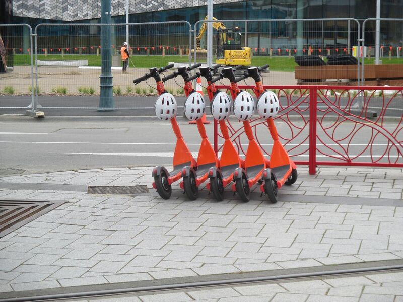 File:E-scooters in Christchurch.jpg