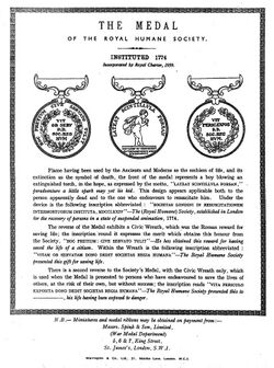Medals for life-saving. From a Wellcome L0010648.jpg
