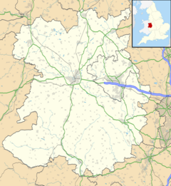 National Network Management Centre is located in Shropshire