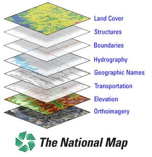 USGS image showing layers of The National Map