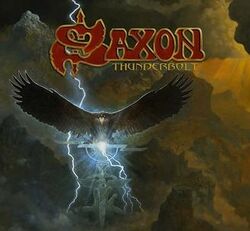 Album cover of Saxon - Thunderbolt (2018).jpg