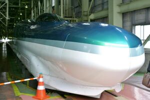 E955 Sendai General Shinkansen Depot 20080726.jpg