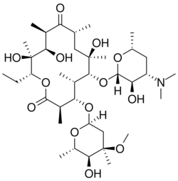 Erythromycin A skeletal.svg