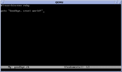 OpenBSD mg Editor Ruby Goodbye World.png