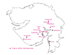 Places of the Vachanamrut - Gujarat Map.png
