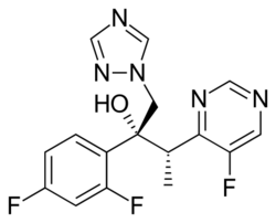 Voriconazole structure.svg