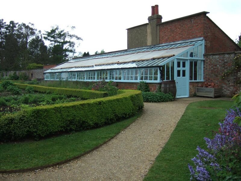 File:Waterbutt in kitchen garden at Charles Darwin's home, Down House, Kent.JPG