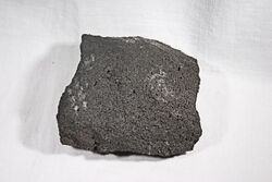 Basaltic Andesite from Paricutin volcano in Mexico - Smithsonian Rock Sample.jpg