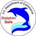 United States Department of Commerce dolphin safe label.