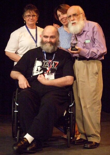 File:Robert Lancaster receives 2009 JREF Citizen Skeptic Award.JPG