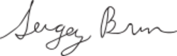 Sergey Brin google signature.svg