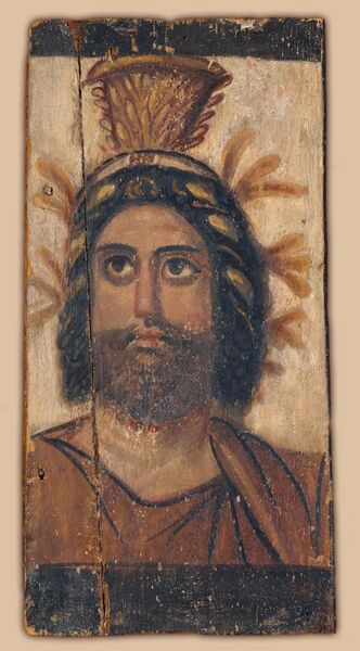 File:Triptych Panel with Painted Image of Serapis - Google Art Project.jpg