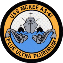USS McKee (AS-41) crest.png