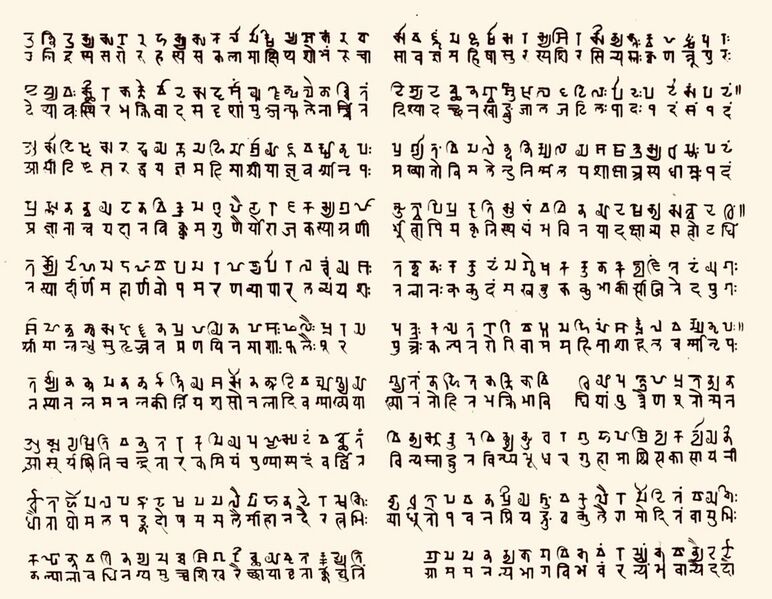 File:5th or 6th century Gopika cave inscription, Sanskrit, Shaktism, Anantavarman, Gupta script 2.jpg