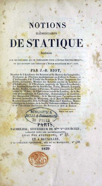File:Biot, Jean Baptiste – Notions élémentaires de statique, 1829 – BEIC 12147982.jpg