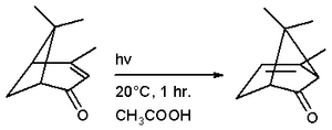 Chrysanthenone from verbenone