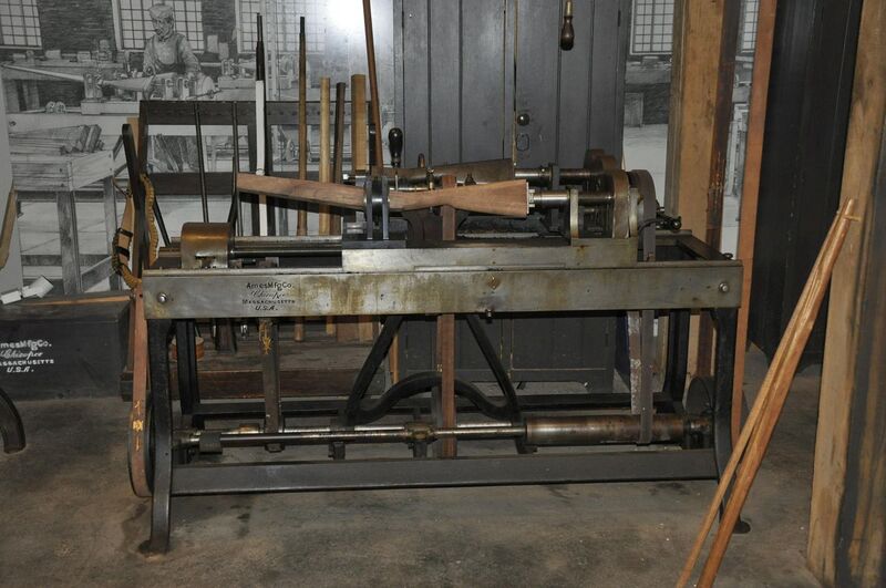 File:Harpers Ferry gun smith shop - Blanchard lathe - 01.jpg