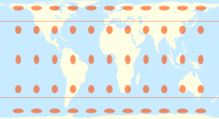 Tissot indicatrix world map unnamed 40 deg equal-area proj.svg
