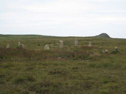 Nine Maidens stone circle at Boskednan - geograph.org.uk - 846607.jpg