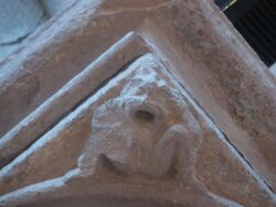 Sheela na gig, St. Magnus Cathedral, Kirkwall.jpg