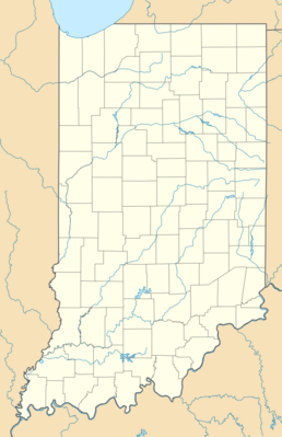 USA Indiana location map.svg