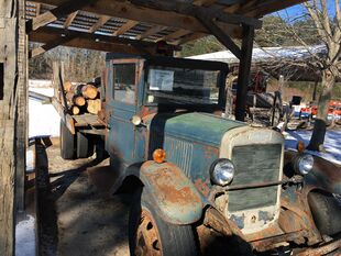 Vintage Autocar logging truck at Forest Resource Education Center.jpg