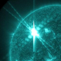 X Class Solar Flare Sends ‘Shockwaves’ on The Sun (6819094556).jpg