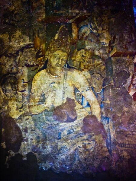 File:Avalokiteśvara - Padmapani, Ajanta Caves (4243433392).jpg