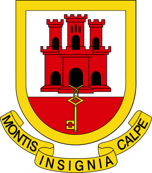 File:Coat of arms of Gibraltar1.svg