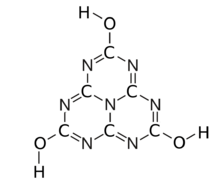 Cyameluric acid trihydroxy form.png