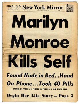 New York Mirror Front Page of August 6, 1962.jpeg