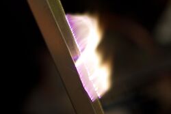 Artificial plasma produced in air by a Jacob's Ladder