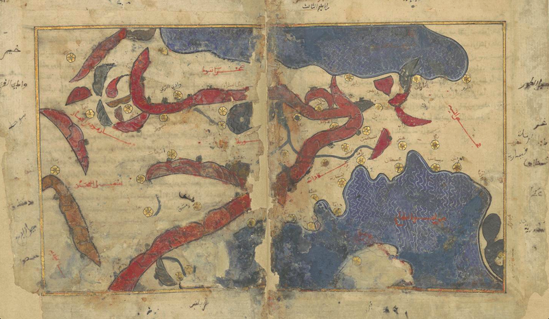 File:Tabula Rogeriana Muhammad al-Idrisi map of Syria, Palestine, Sinai.png