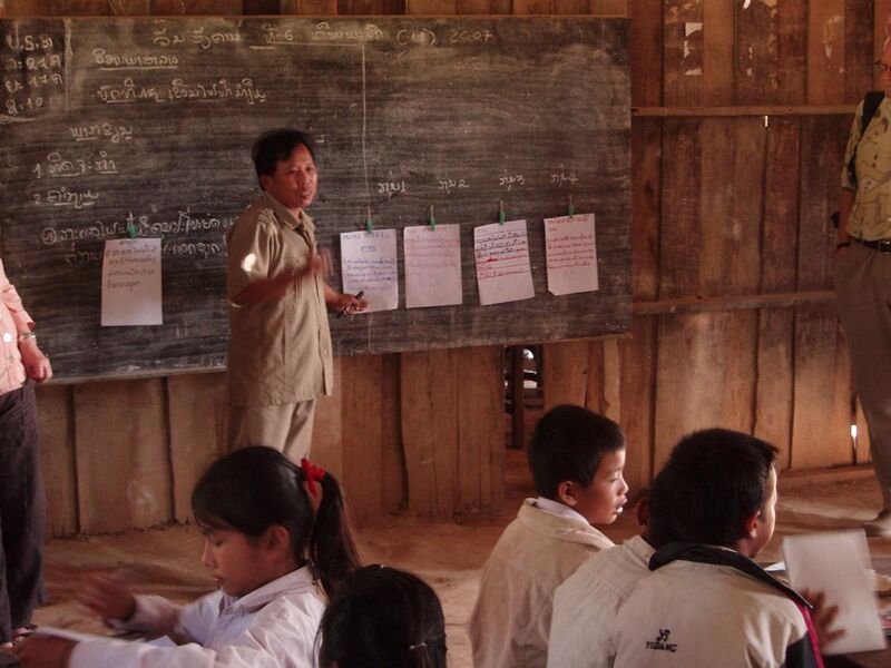 File:Teacher in Laos.jpg