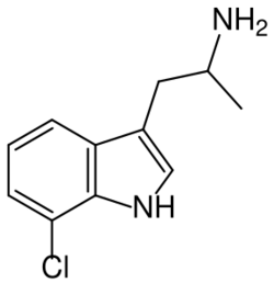 7-Chloro-AMT.svg