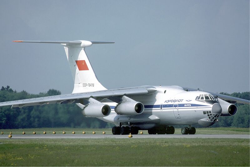 File:Aeroflot Ilyushin Il-76TD at Zurich Airport in May 1985.jpg